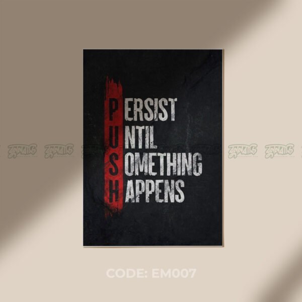 Motivational WALLBOARD – EM007